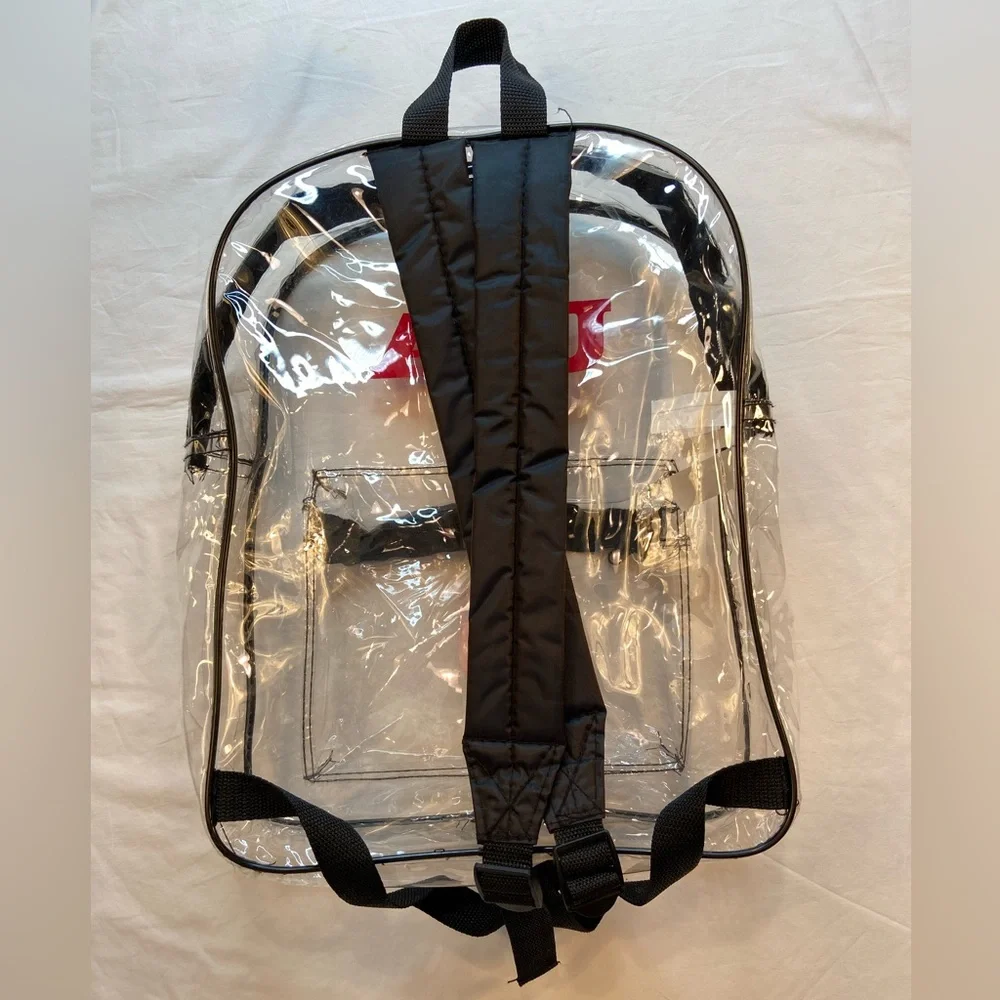 Backpack clear with‎ Black Trim, USA Equestrian Team